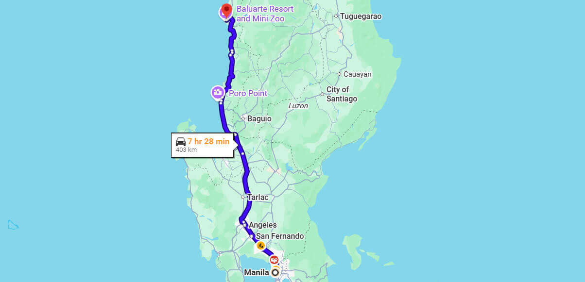 Partas Manila to Vigan Travel Time